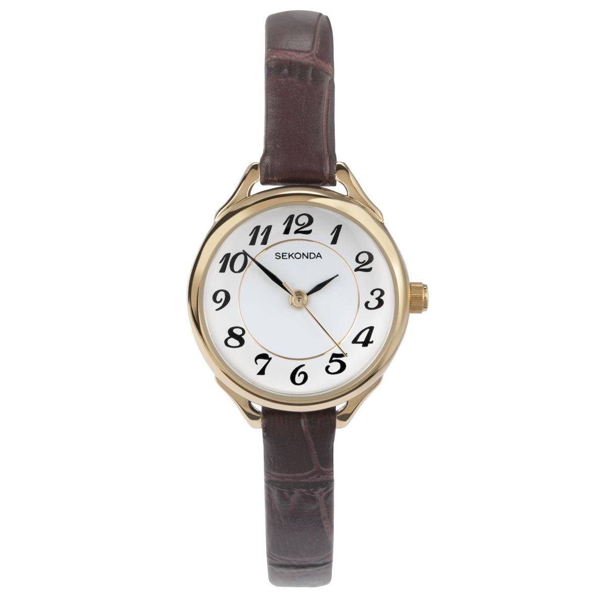 Sekonda WomenÃƒÂ¢Ã¢â€šÂ¬Ã¢â€žÂ¢s Classic Leather Strap Watch