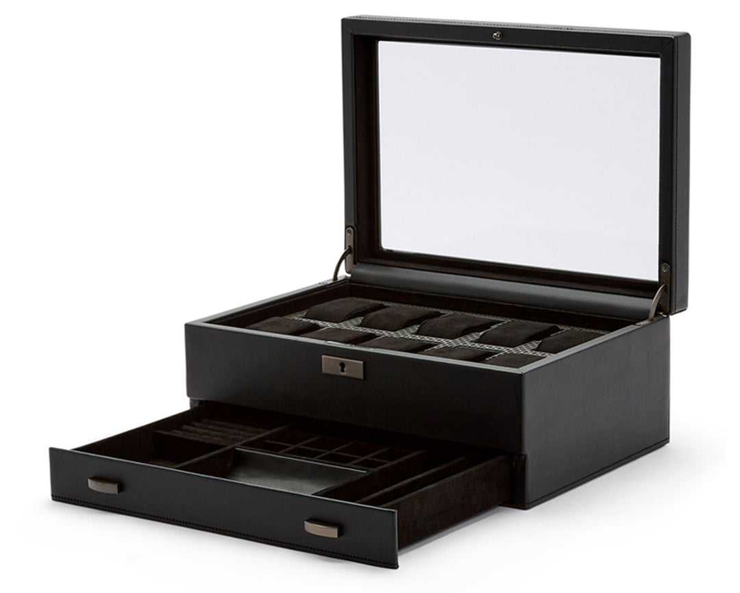 Wolf Axis 10 Piece Watch with Drawer - B &amp; S Lyncris Jewellers