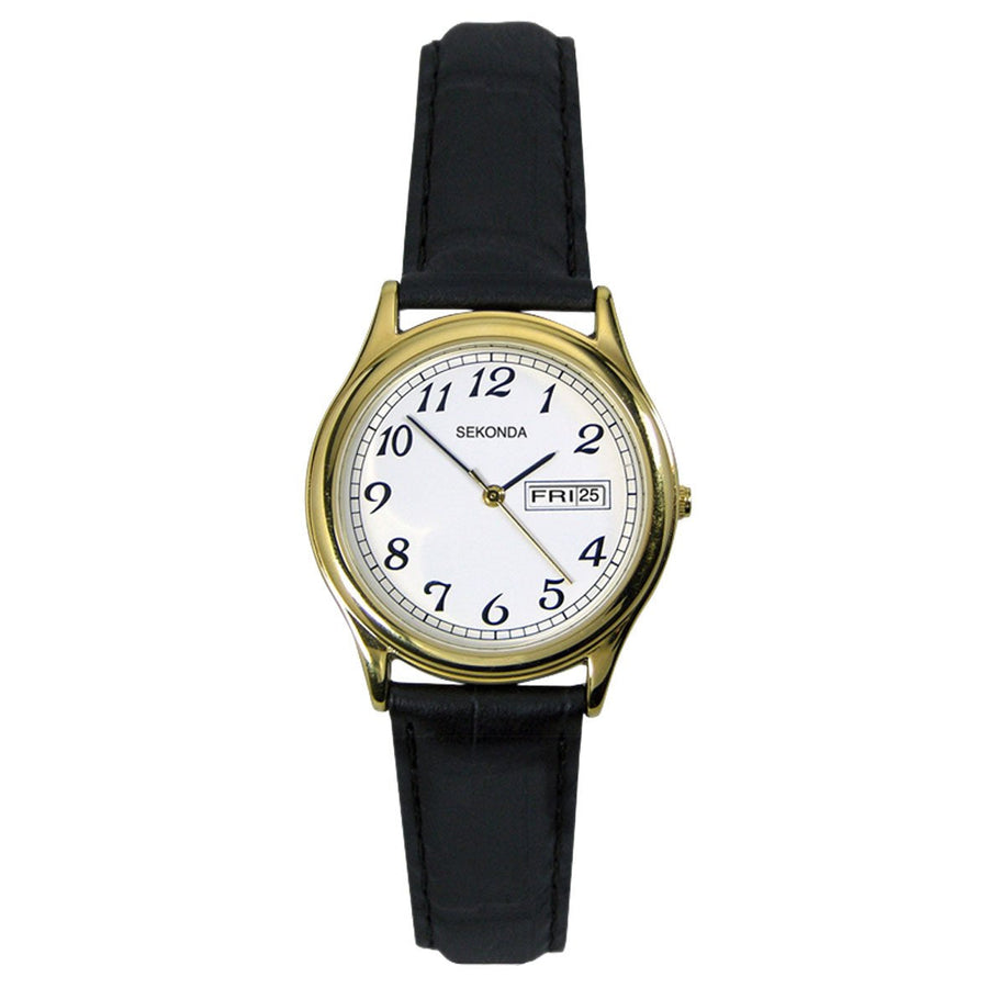 Sekonda Womenâ€™s Classic Leather Strap Watch
