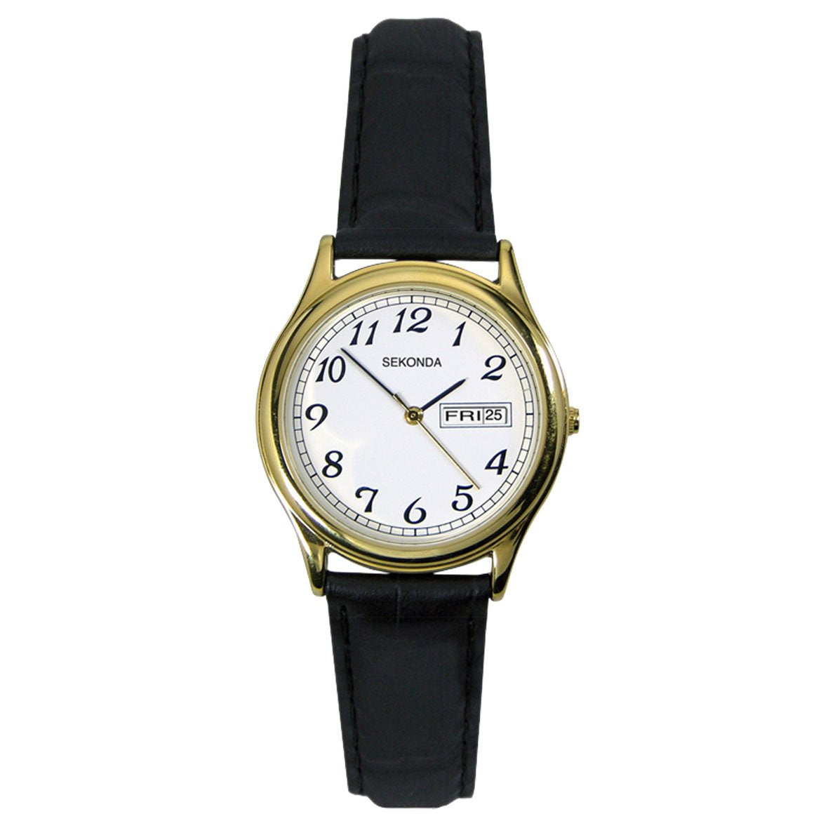 Sekonda WomenÃƒÂ¢Ã¢â€šÂ¬Ã¢â€žÂ¢s Classic Leather Strap Watch