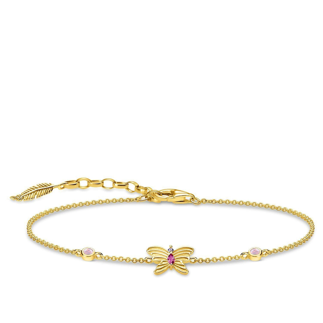 Thomas Sabo Bracelet Butterfly Gold