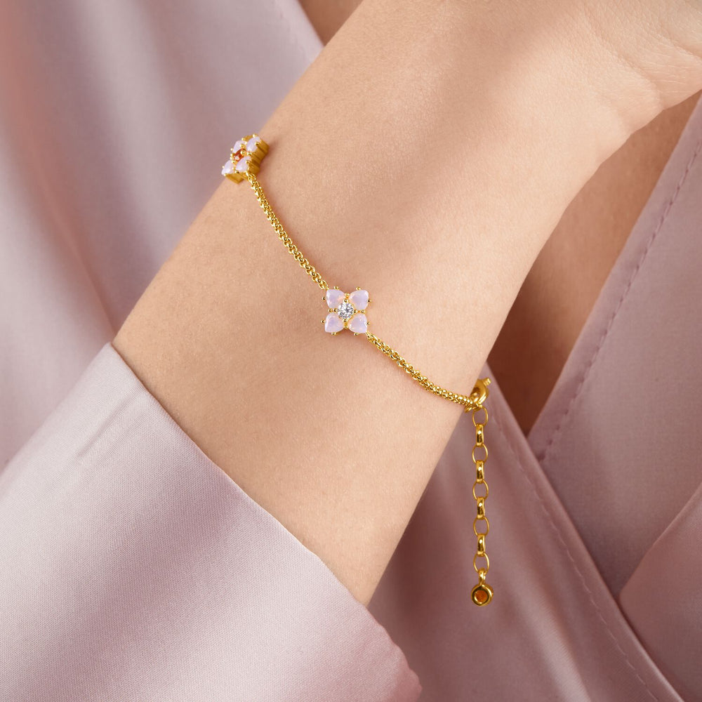 Thomas Sabo Bracelet Flower Gold | The Jewellery Boutique