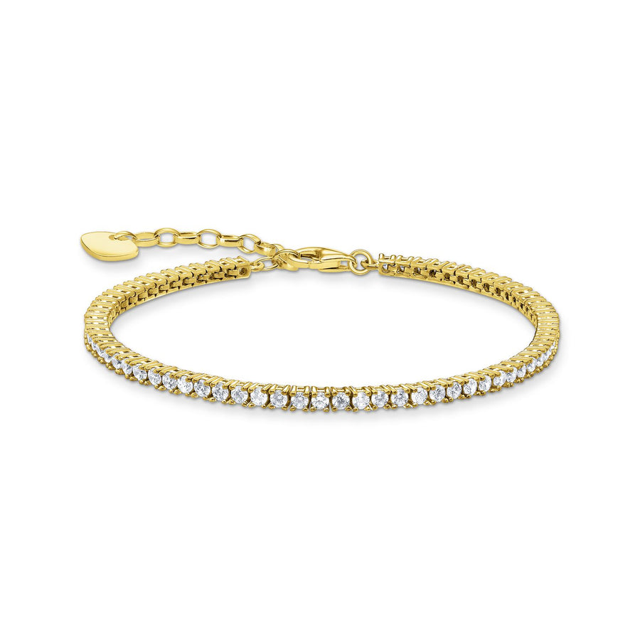 Thomas Sabo Tennis Bracelet Gold | The Jewellery Boutique
