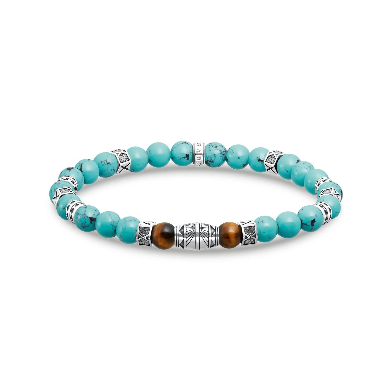 THOMAS SABO Turquoise Bead Element's Bracelet - B & S Lyncris Jewellers