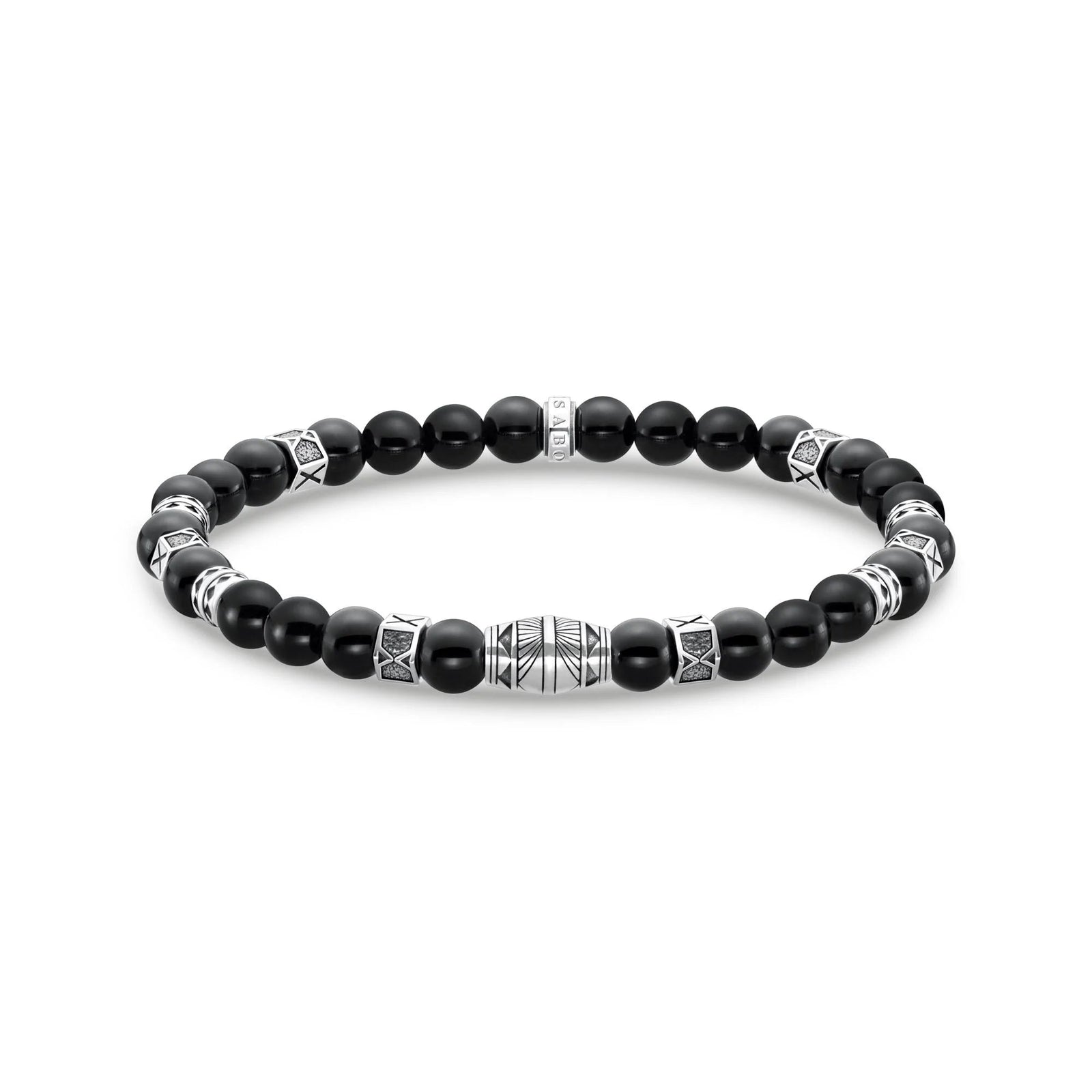 THOMAS SABO Black Bead Elements Bracelet - B & S Lyncris Jewellers
