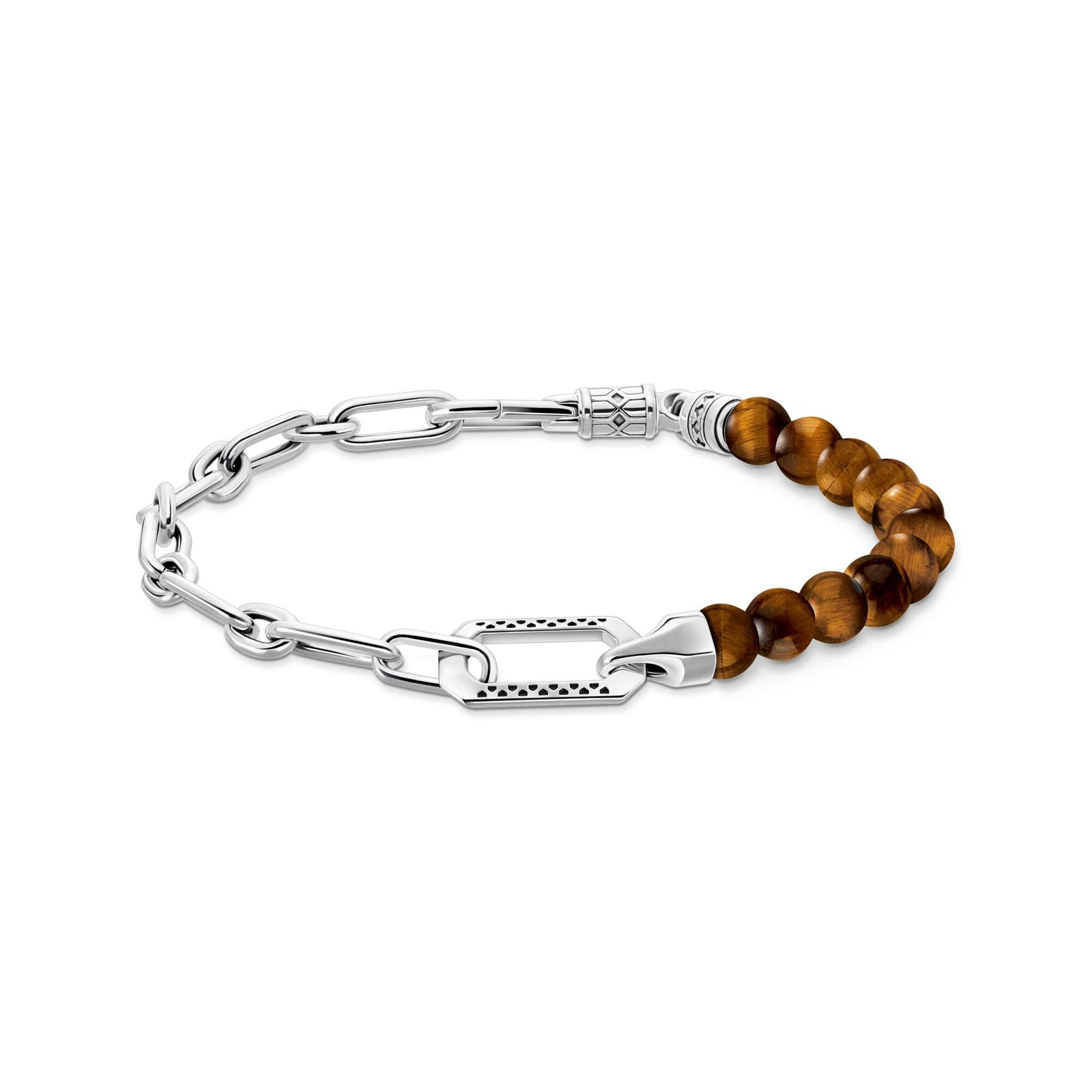 THOMAS SABO Bracelet with Brown Beads - B & S Lyncris Jewellers