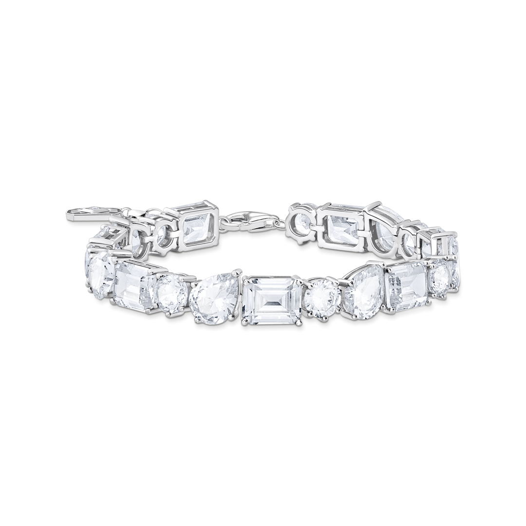 THOMAS SABO Heritage Glam Tennis Bracelet with White Zirconia Stones