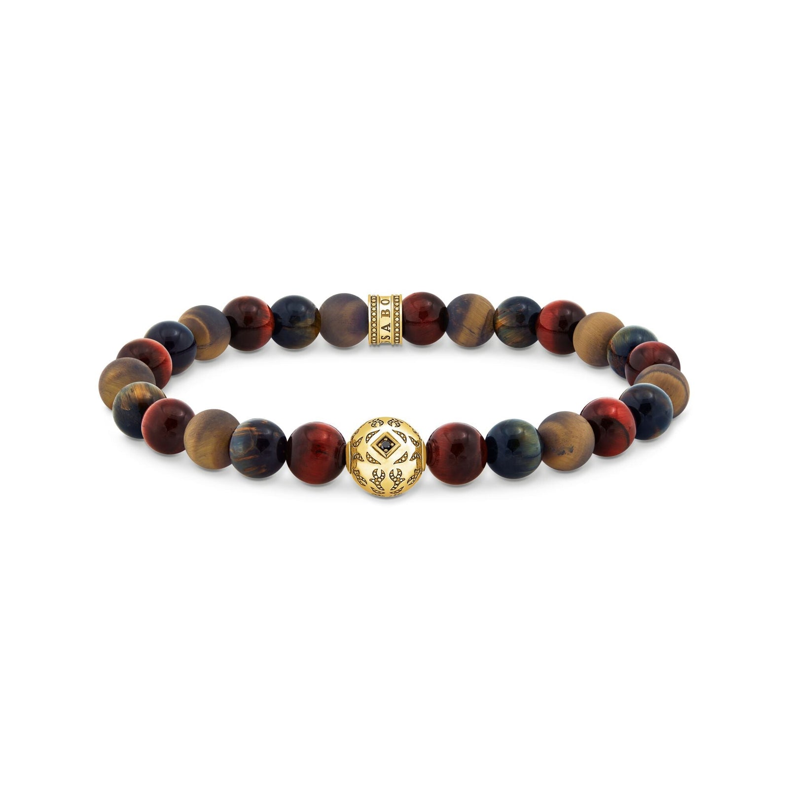 THOMAS SABO Tiger's Eye Bead Bracelet - B & S Lyncris Jewellers