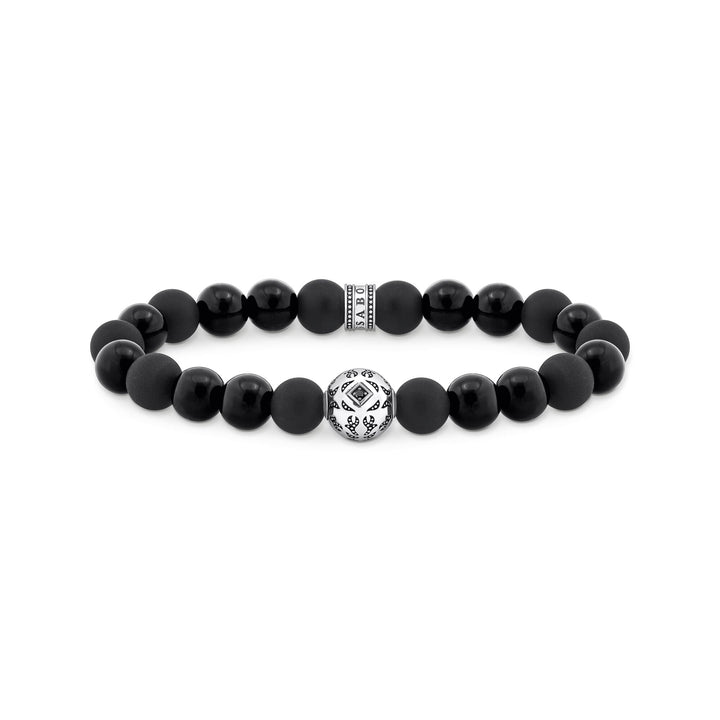 THOMAS SABO Beads Bracelet Made from Obsidian