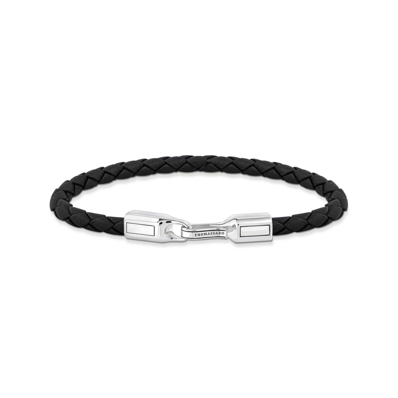 THOMAS SABO Black Leather Bracelet - B & S Lyncris Jewellers