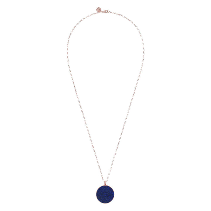 Bronzallure Stone Maxi Disc Long Necklace| The Jewellery Boutique