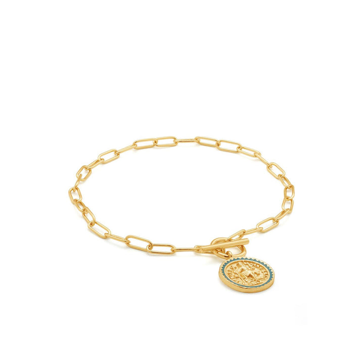 Ania Haie Emperor T-Bar Bracelet  - Gold