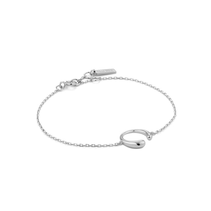 Ania Haie Luxe Curve Bracelet  - Silver