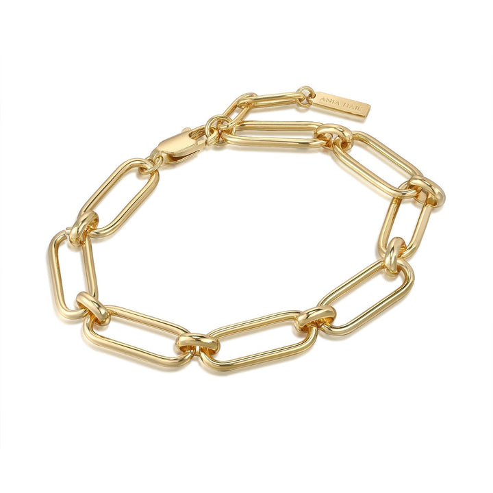Ania Haie Gold Cable Connect Chunky Chain Bracelet