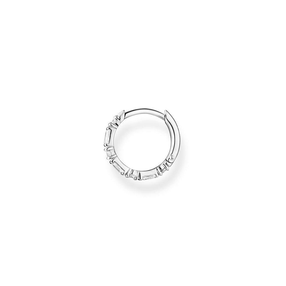 Thomas Sabo Single Hoop Earring Stones Silver | The Jewellery Boutique