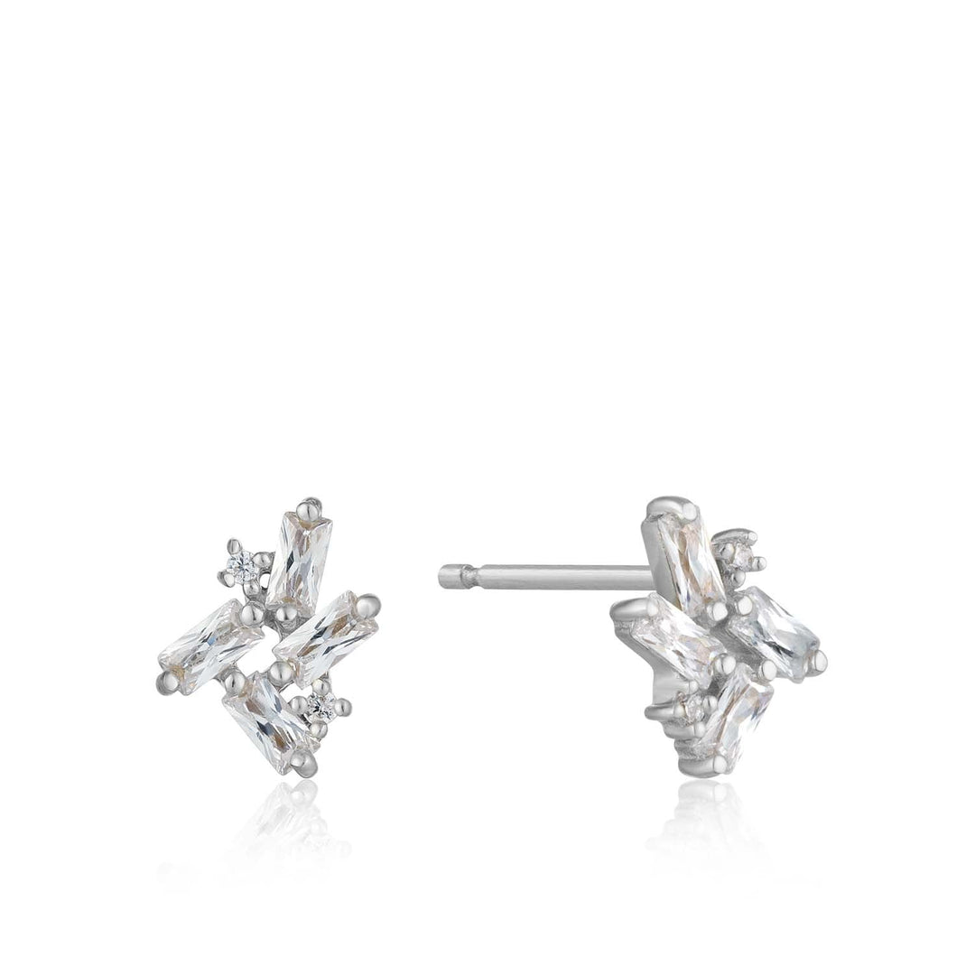 Ania Haie Cluster Stud Earrings - Silver