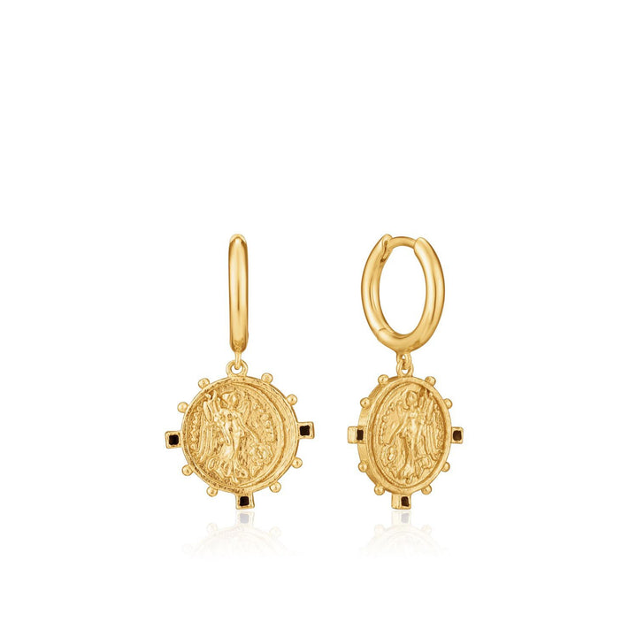 Ania Haie Victory Goddess Mini Hoop Earrings  - Gold