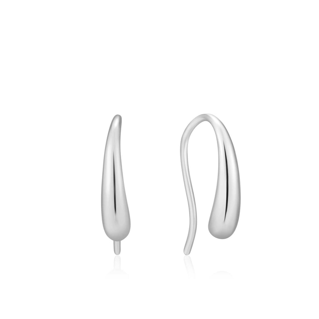 Ania Haie Luxe Hook Earrings - Silver