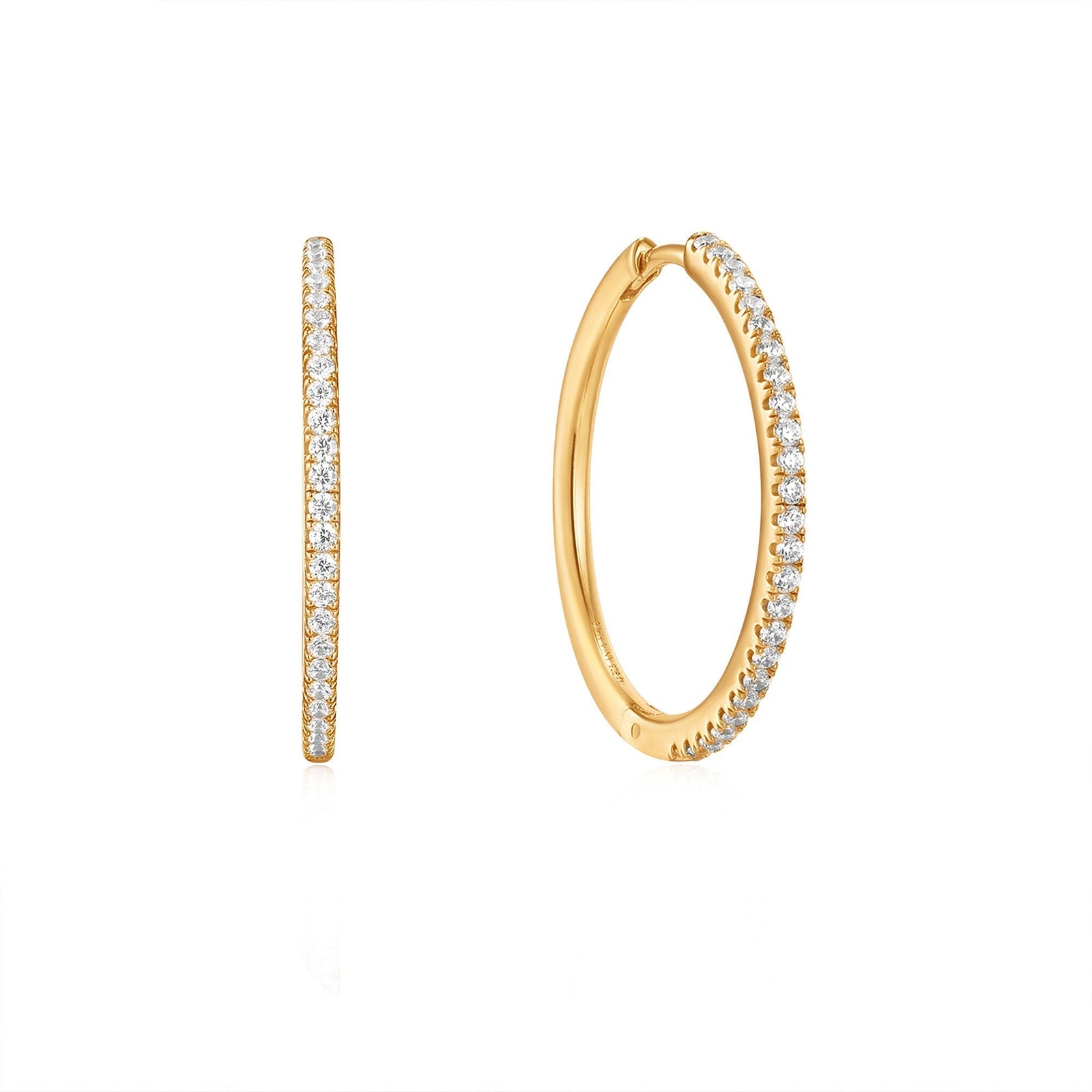 Gold Glam Hoop Earrings - B & S Lyncris Jewellers