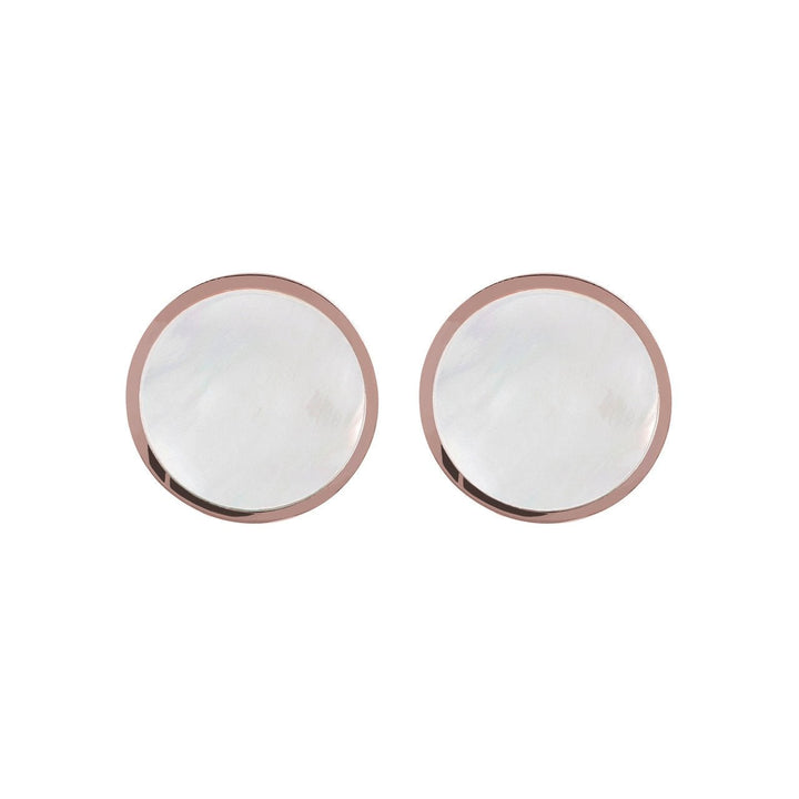 Bronzallure Gemstone Button Earrings