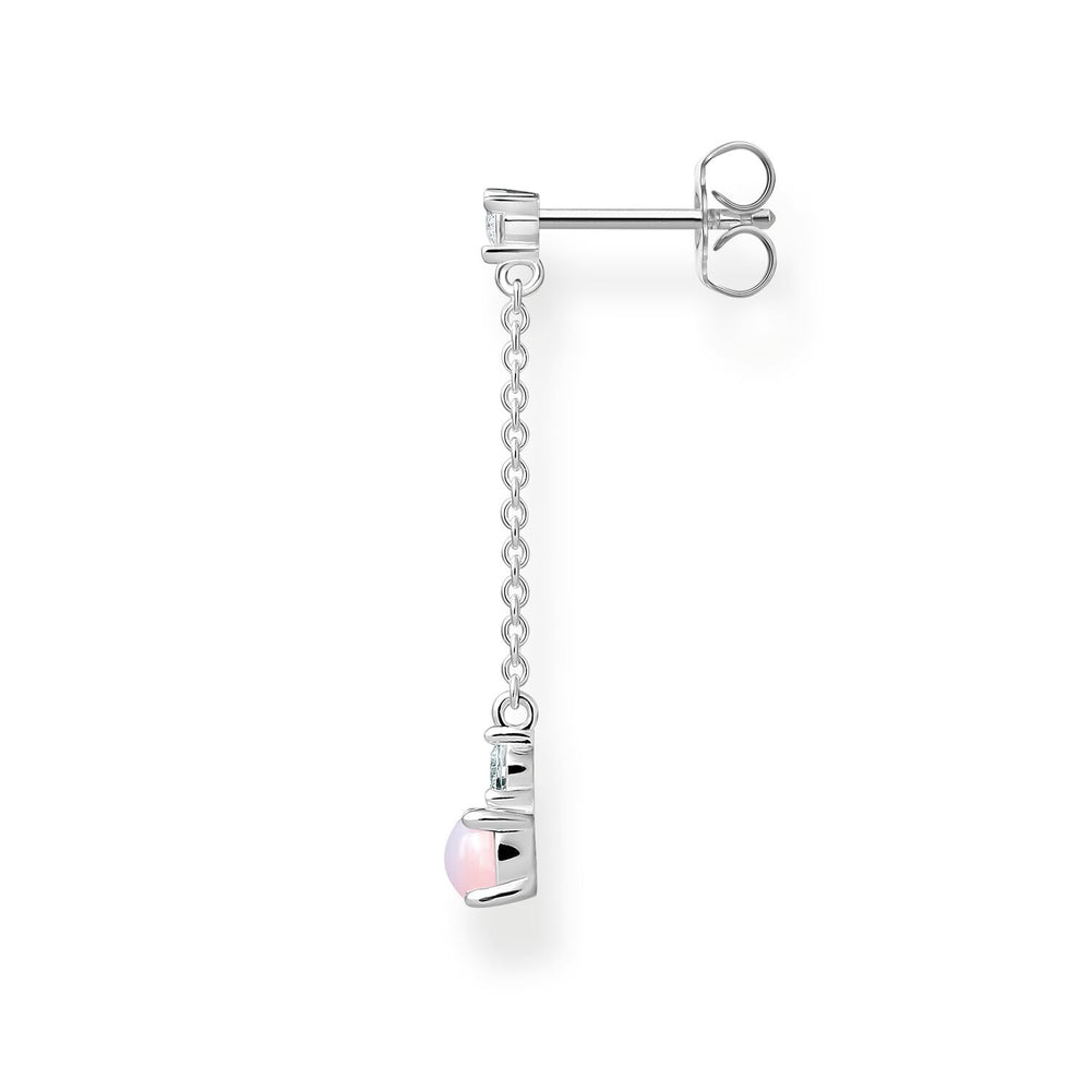 Thomas Sabo Single Earring Pink Stone Silver | The Jewellery Boutique