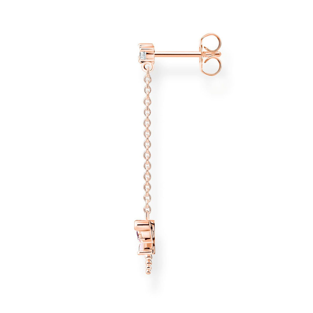 Thomas Sabo Single Earring Dragonfly Rose Gold | The Jewellery Boutique