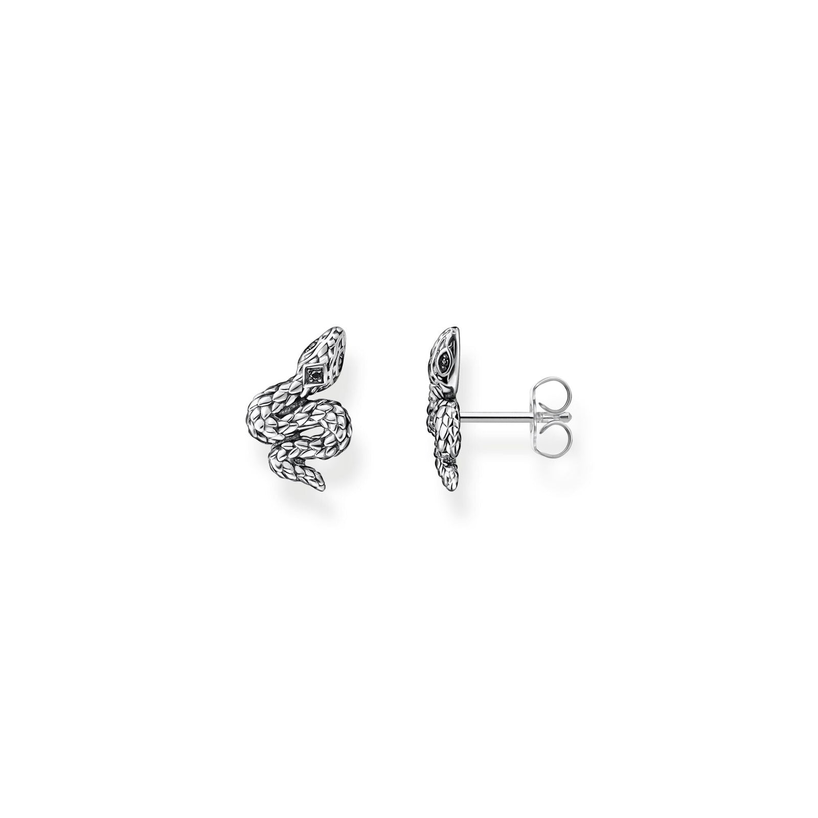 THOMAS SABO Ear studs blackened snake - B & S Lyncris Jewellers