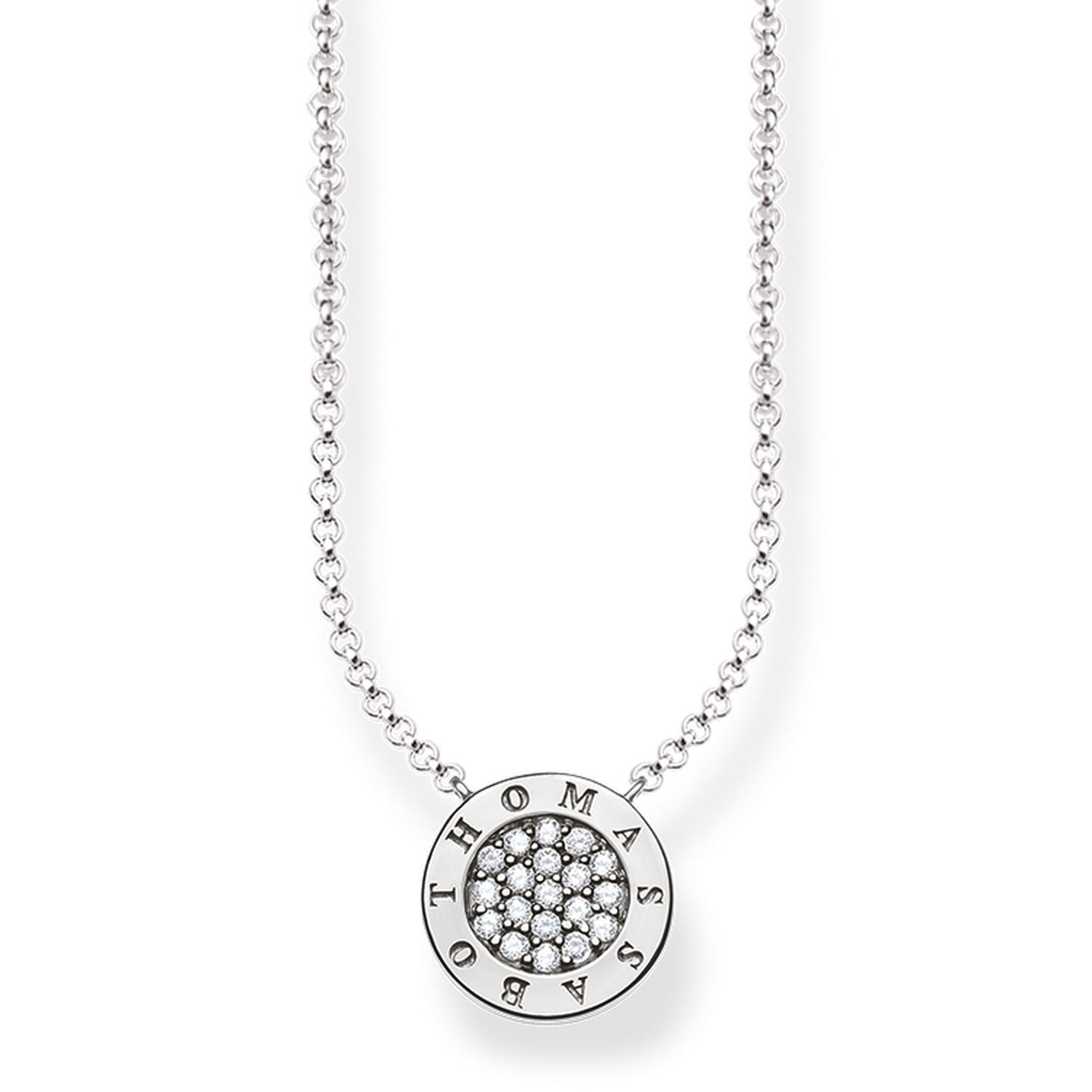 Thomas Sabo Necklace ÃƒÂ¢Ã¢â€šÂ¬Ã…â€œClassic Pave"