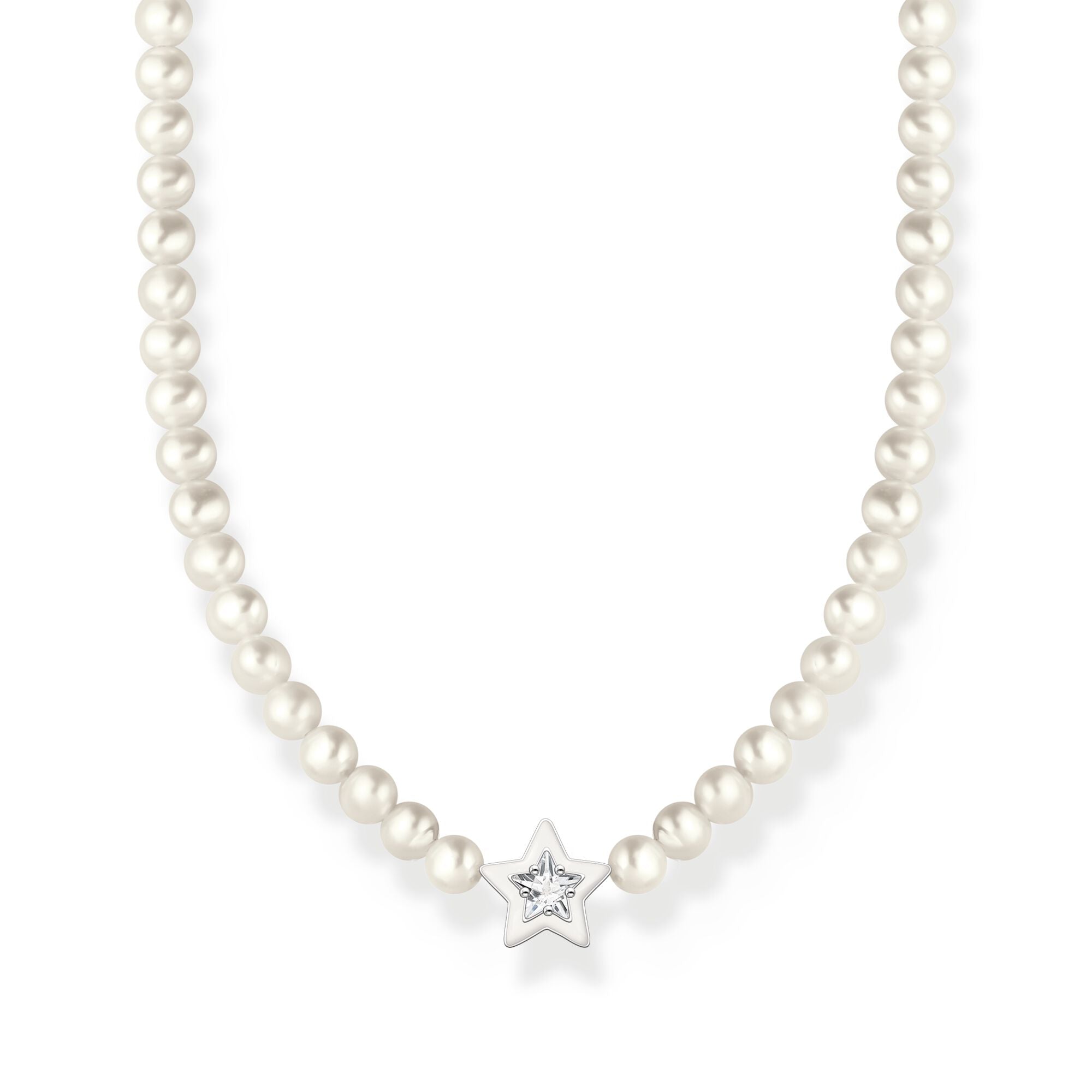 Thomas Sabo Freshwater Pearl Charm Necklace