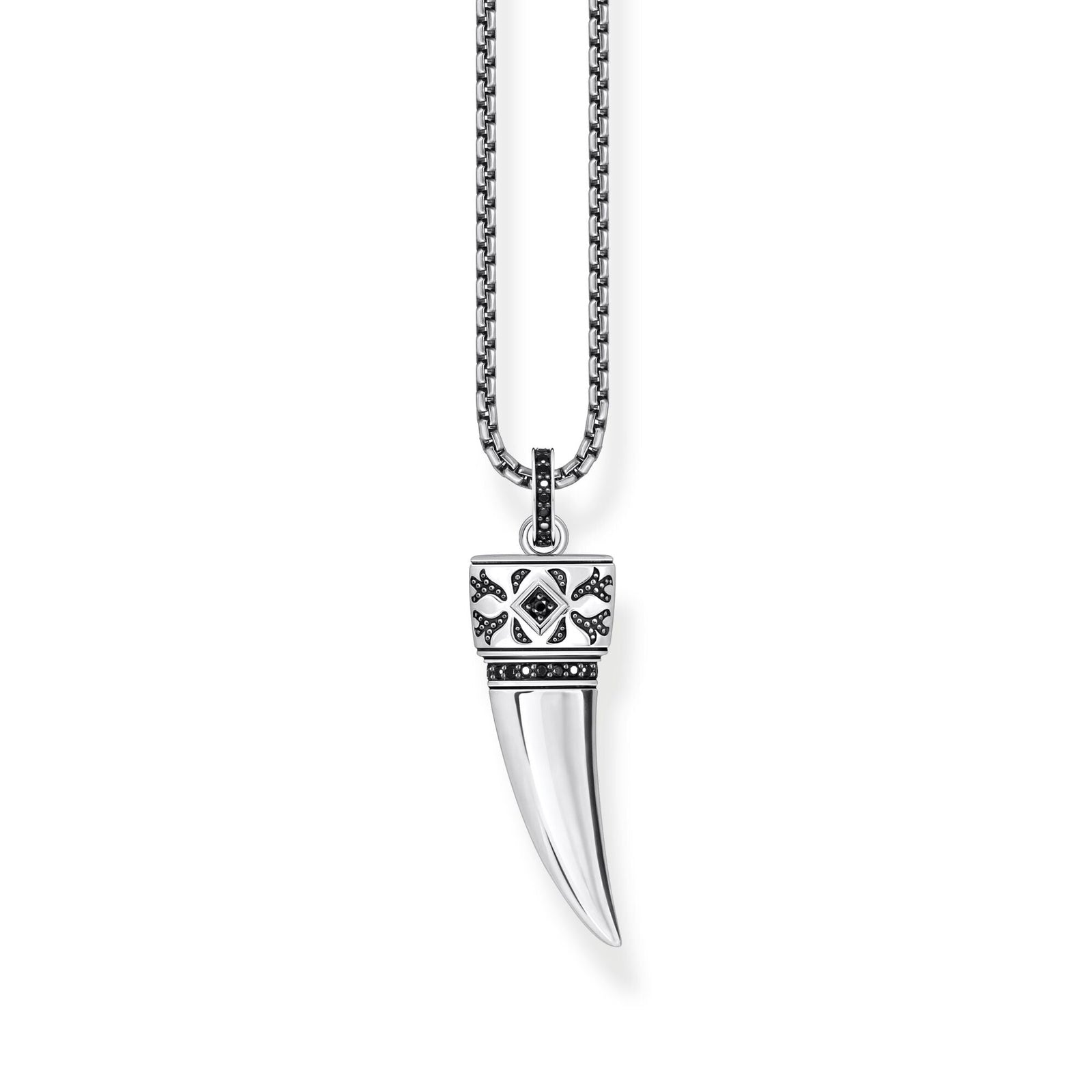 THOMAS SABO Necklace with Wolf's Tooth Pendant - B & S Lyncris Jewellers