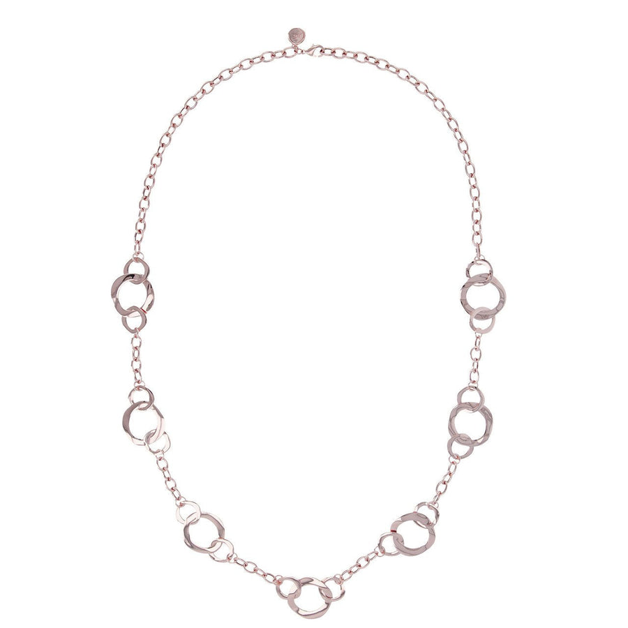 Bronzallure Linked Circle Necklace