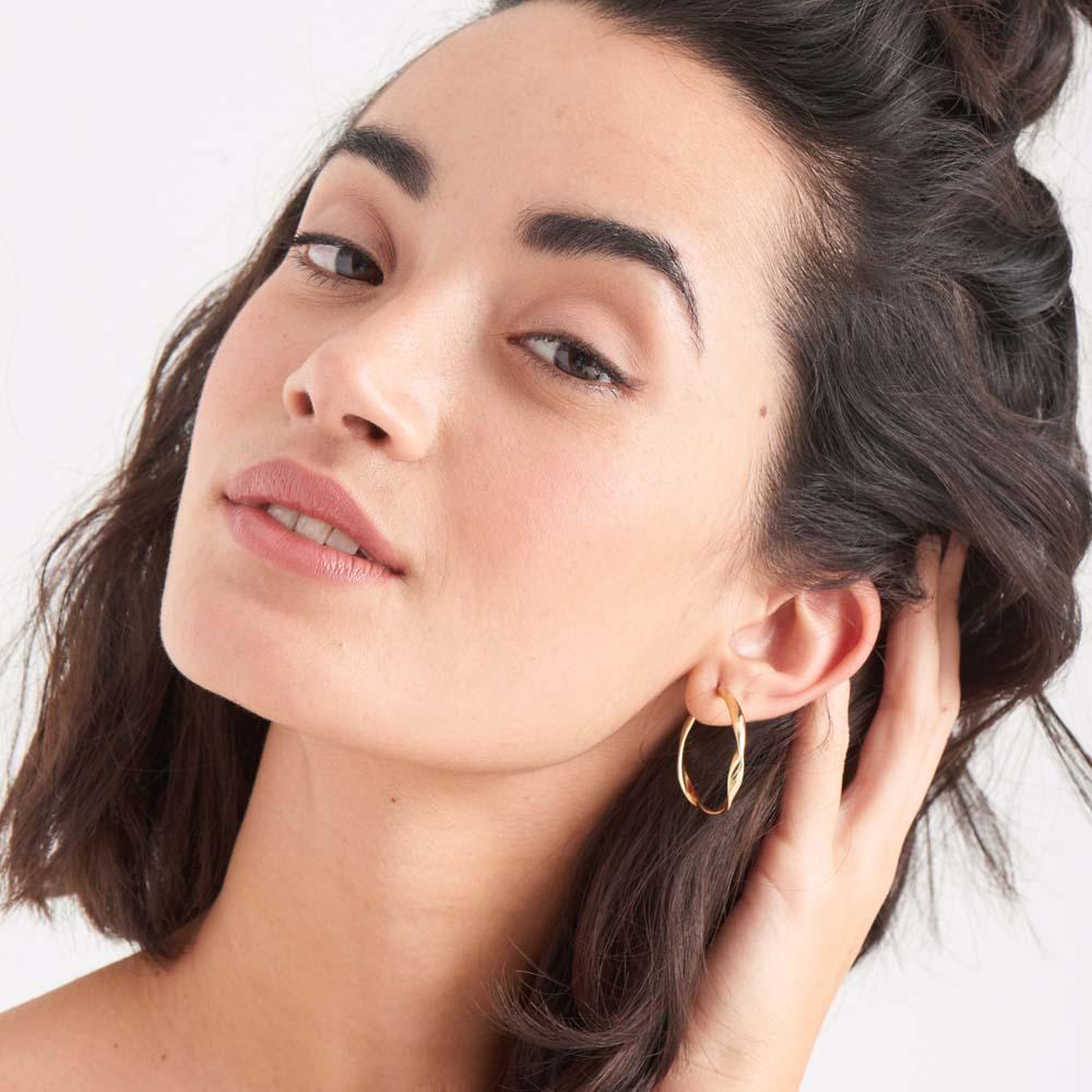 Twist Hoop Earrings - Ania Haie Jewellery