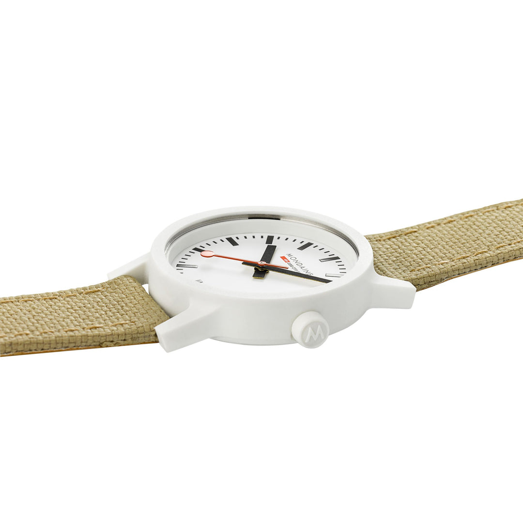Mondaine Official Essence 32mm Sustainable watch side