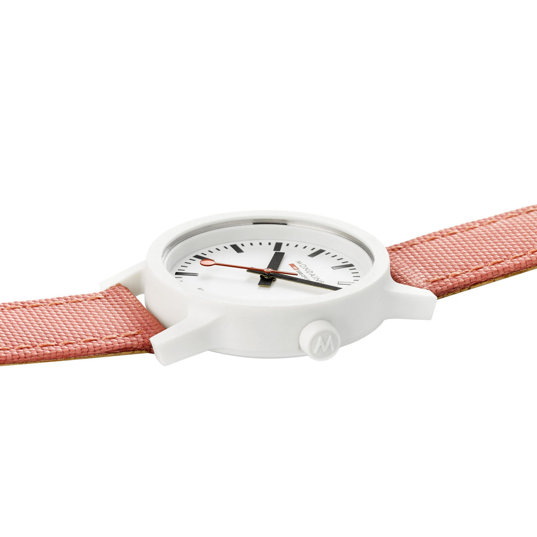 Mondaine Official Essence 32mm Sustainable watch side