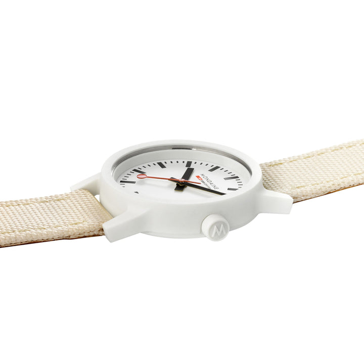 Mondaine Official Essence 32mm Sustainable watch flat