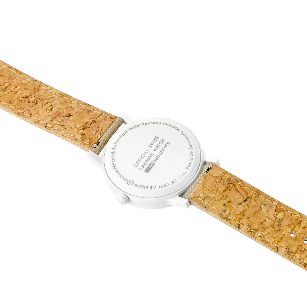 Mondaine Official Essence 41mm Sustainable watch back