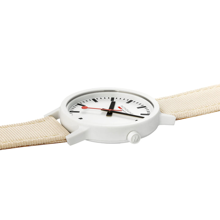 Mondaine Official Essence 41mm Sustainable watch flat