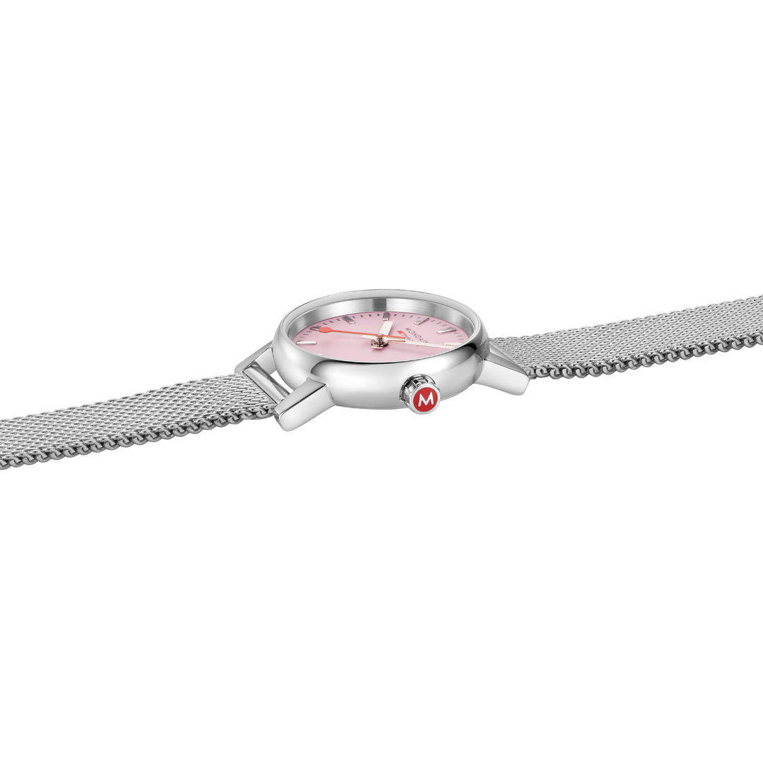 Mondaine Official Swiss Railways Evo2 26mm Sunrise Pink Watch