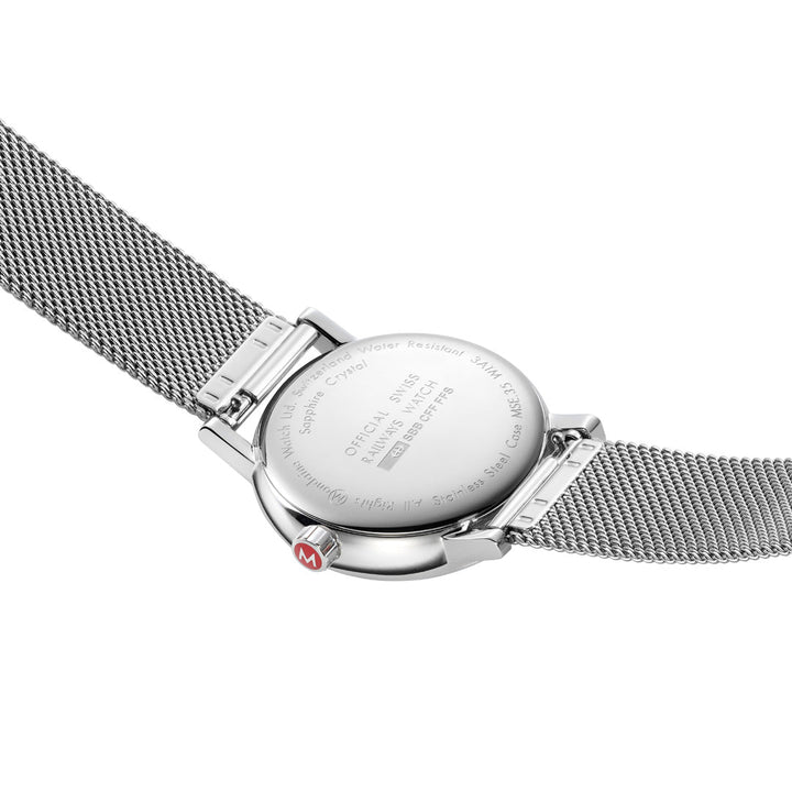 Mondaine Official Swiss Railways Evo2 35mm Sunrise Pink Watch