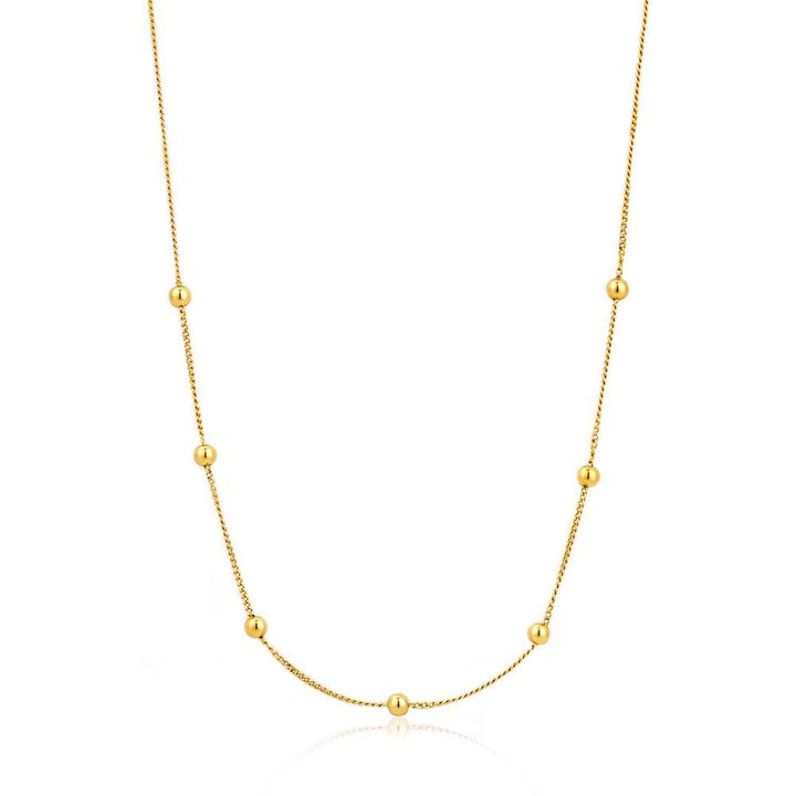 Ania Haie Modern Beaded Necklace - Gold