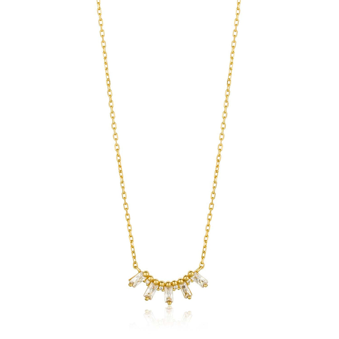 Ania Haie Glow Solid Bar Necklace - Gold