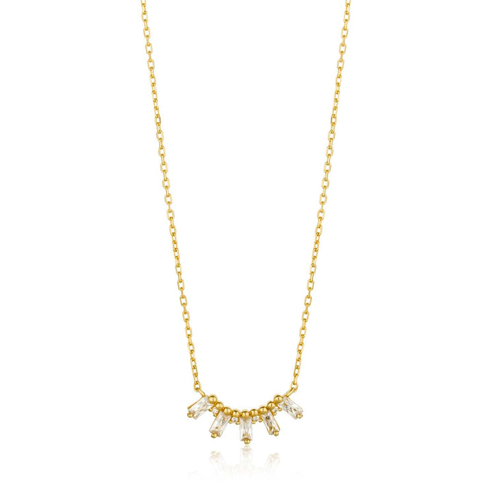 Ania Haie Glow Solid Bar Necklace - Gold
