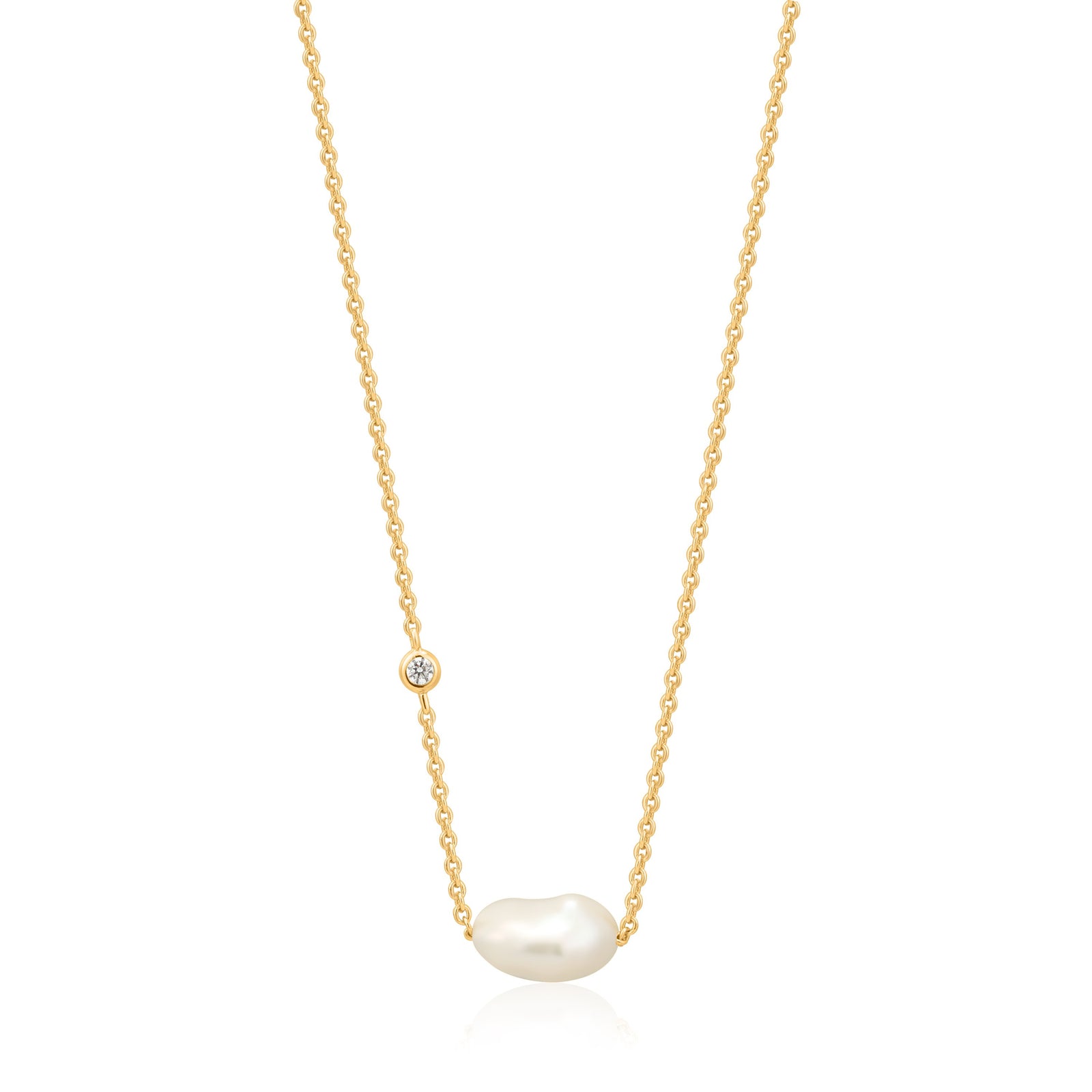 Ania Haie Pearl Necklace Gold - B & S Lyncris Jewellers
