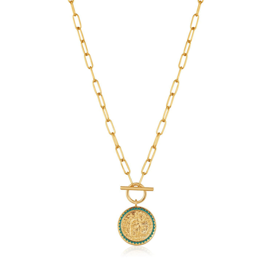Ania Haie Emperor T-Bar Necklace  - Gold