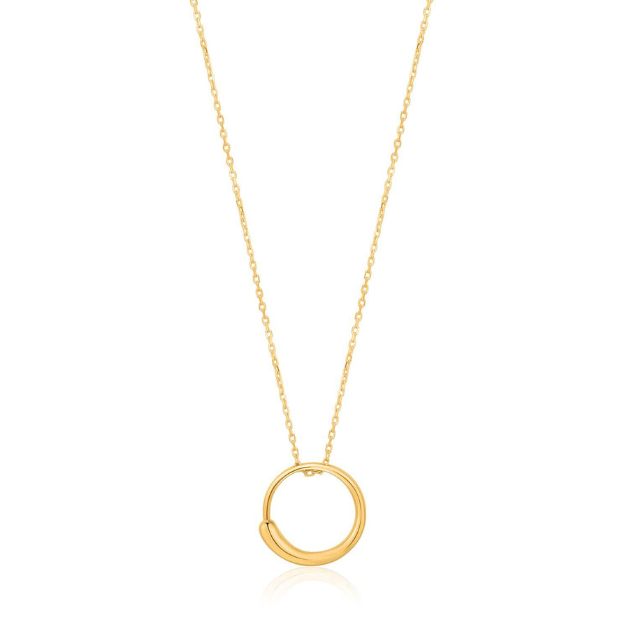 Ania Haie Luxe Circle Necklace  - Gold
