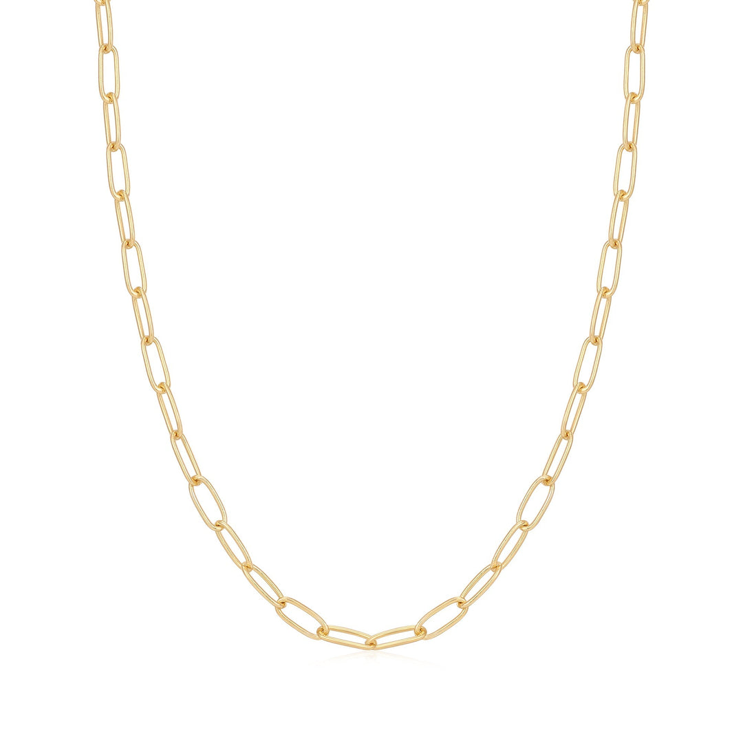 Ania Haie Gold Link Charm Chain Necklace