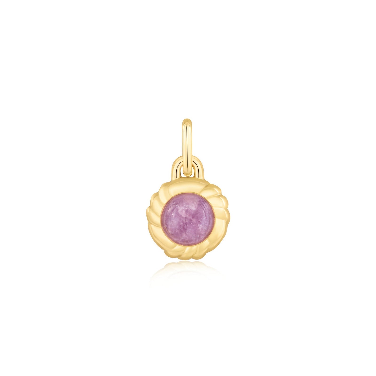 Ania Haie Gold Lilac Marble Charm Pendant - B & S Lyncris Jewellers