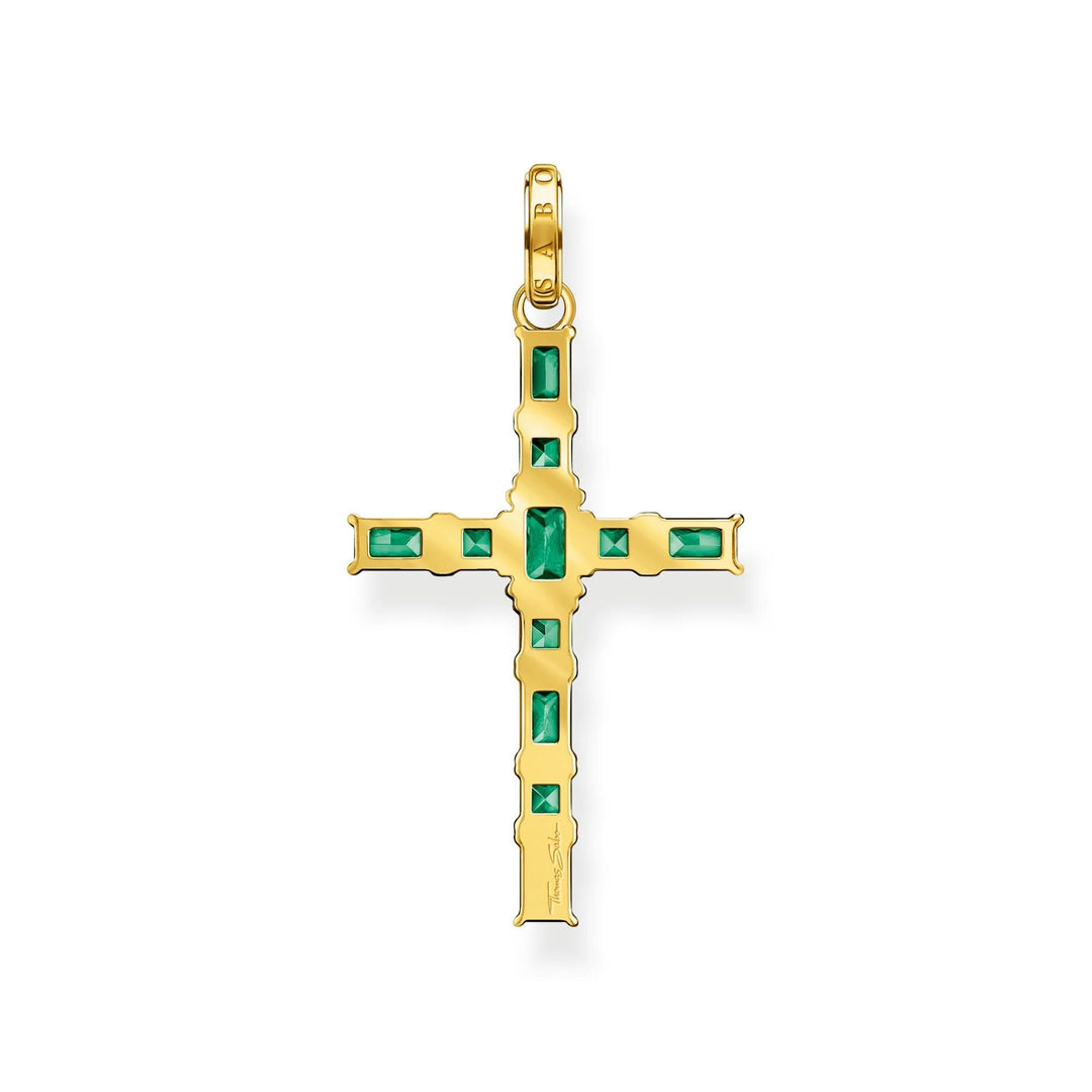 THOMAS SABO Heritage Green Cross Pendant