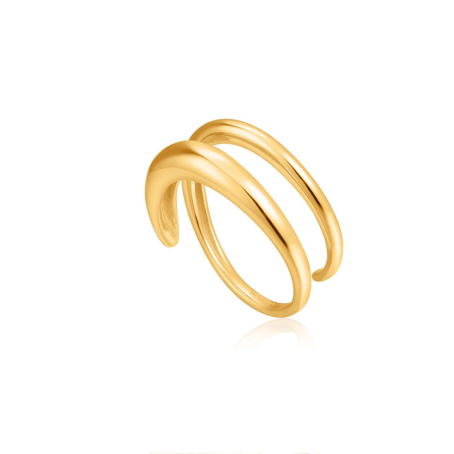 Ania Haie Luxe Twist Ring  - Gold