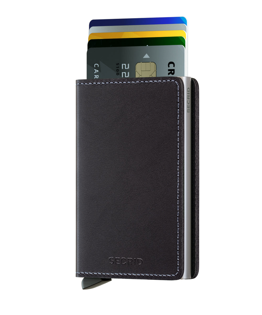 SECRID Slimwallet Original Black Leather RFID SC3003